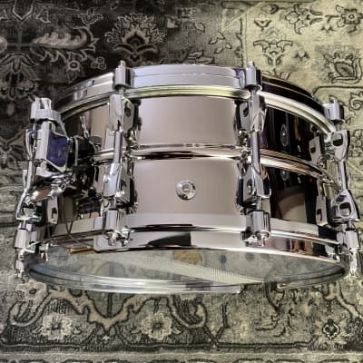 Tama 6x14 Starphonic Snare Drum - Nickel Plated Brass image 4