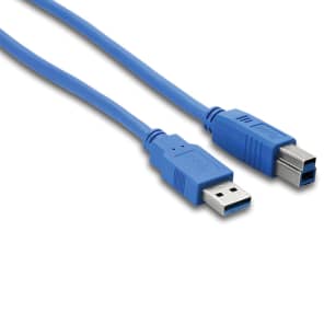 Hosa USB303AB SuperSpeed USB 3.0 Cable Type A to Type B - 3'