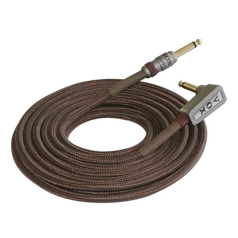 Vox VAC13 Class A Acoustic 1/4" Straight / Angled TS Instrument Cable - 13' image 1