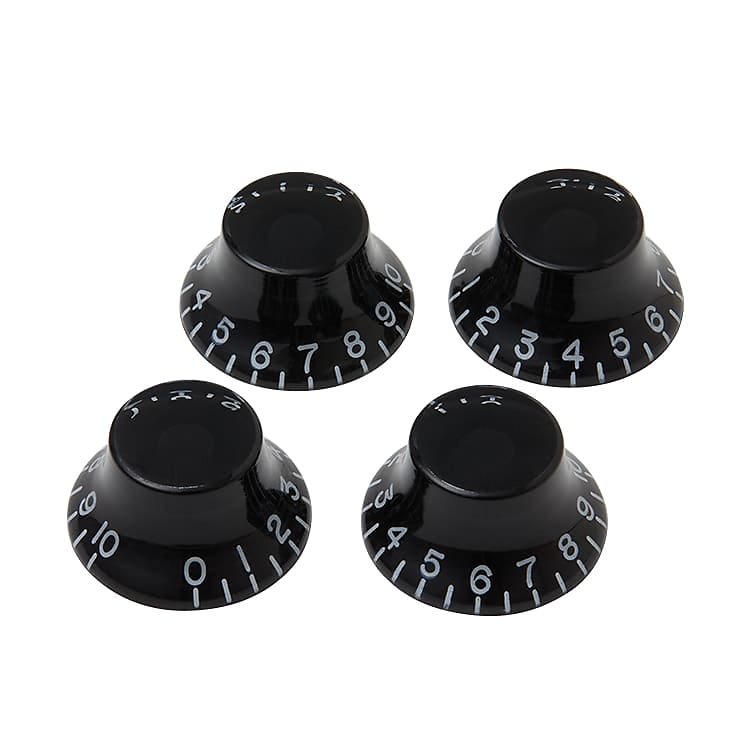 Gibson Top Hat Knobs - set of 4 - Black image 1