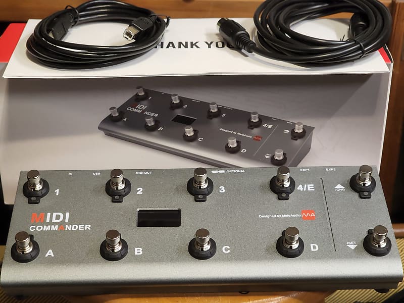 ギター MeloAudio MIDI COMMANDER Amazon.com: MeloAudio MIDI Commander Guitar Floor Multi