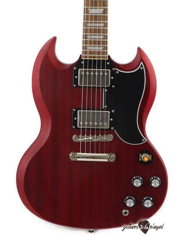 Epiphone Faded G-400 SG Electric Guitar - Worn Cherry | Reverb