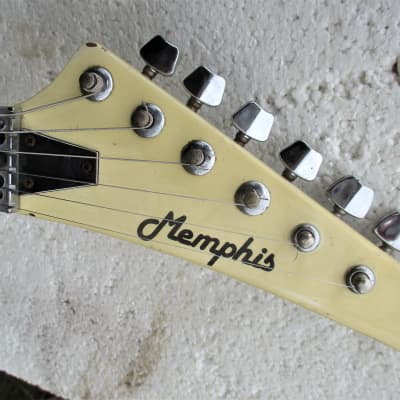 Memphis Guitar, 1980's, Made In Korea,  2 HB Pickups, Fresh Setup, Plays & Sounds Good image 2