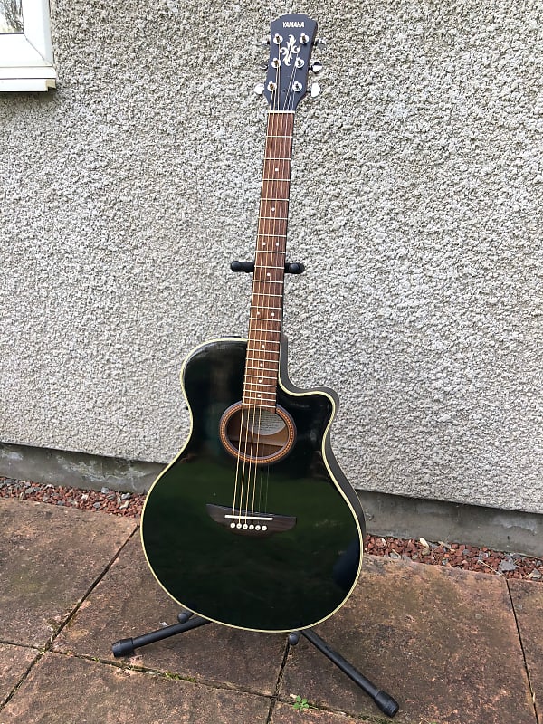 Yamaha APX-4A Electro-Acoustic Guitar Black | Reverb