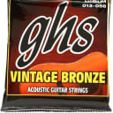 GHS VN-M Vintage Bronze Acoustic Guitar Strings - Medium 13-56