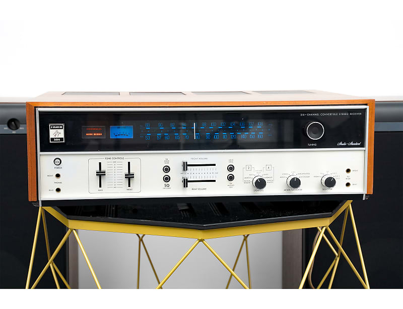 EXCELLENT FISHER 304 VINTAGE STEREO/QUAD RECEIVER – CLASSIC ANALOG SOUND – 1-YEAR WARRANTY