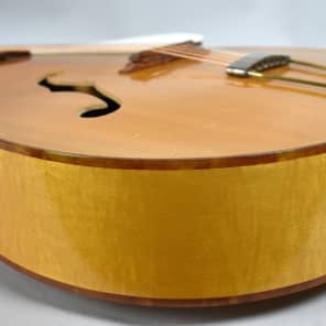 Circa 1940s Kay K-42 Vintage Archtop Acoustic Guitar Natural Finish image 13