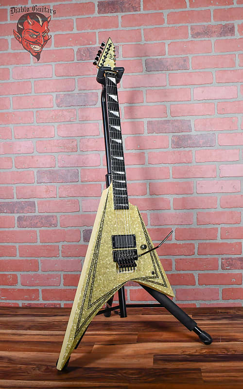 ESP Custom Shop Alexi Laiho Signature “Pearl” Pearloid Top