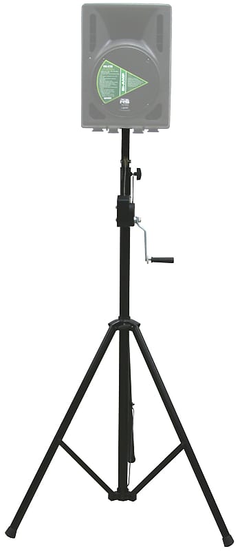 DJ Pro Audio PA Speaker or Lighting Adjustable 10 Foot Max Height Crank Tripod Stand image 1