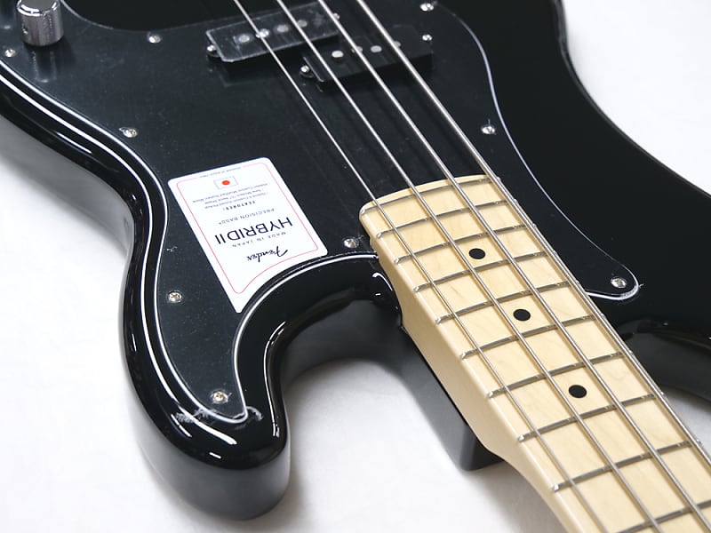 Fender Made in Japan Hybrid II Precision Bass MN SN:5394 ≒4.05kg 2021 Black