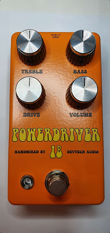 Powerdriver 18 - Colorsound Power Boost circuit, handmade by | Reverb