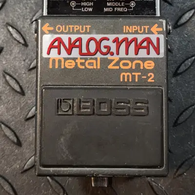 Boss Modded MT-2 Metal Zone Analogman Pro Mod Metal Distortion image 2