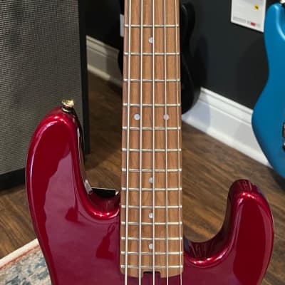 Charvel Pro-Mod San Dimas Bass JJ V 2021 - Present - Candy Apple Red Metallic image 3