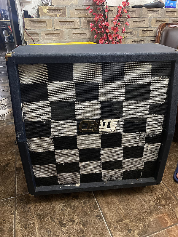Crate BV412s Blue Voodoo 120W Angled Guitar Speaker Reverb