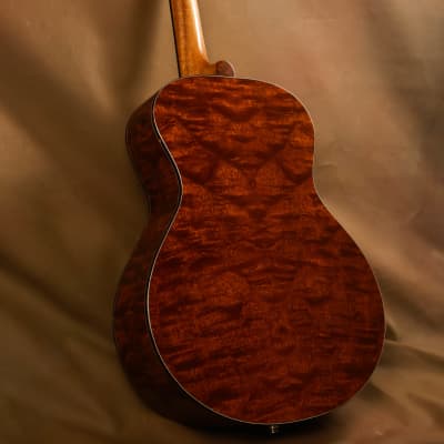 Harvey Leach Custom Homestead "The Tree" Mahogany Acoustic Guitar image 5