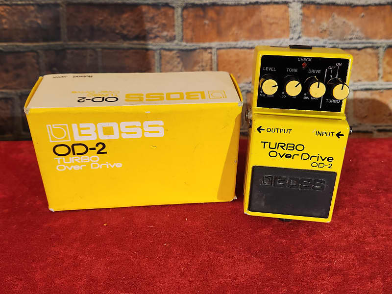 BOSS OD-2 Turbo Over Drive 1986年日本製 Boss Turbo Overdrive OD-2 1988 Made in Japan Vintage Pedal