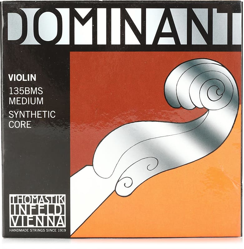 Thomastik-Infeld 135BMS Dominant Violin String Set - 4/4-size with Plain Steel Loop-end E image 1