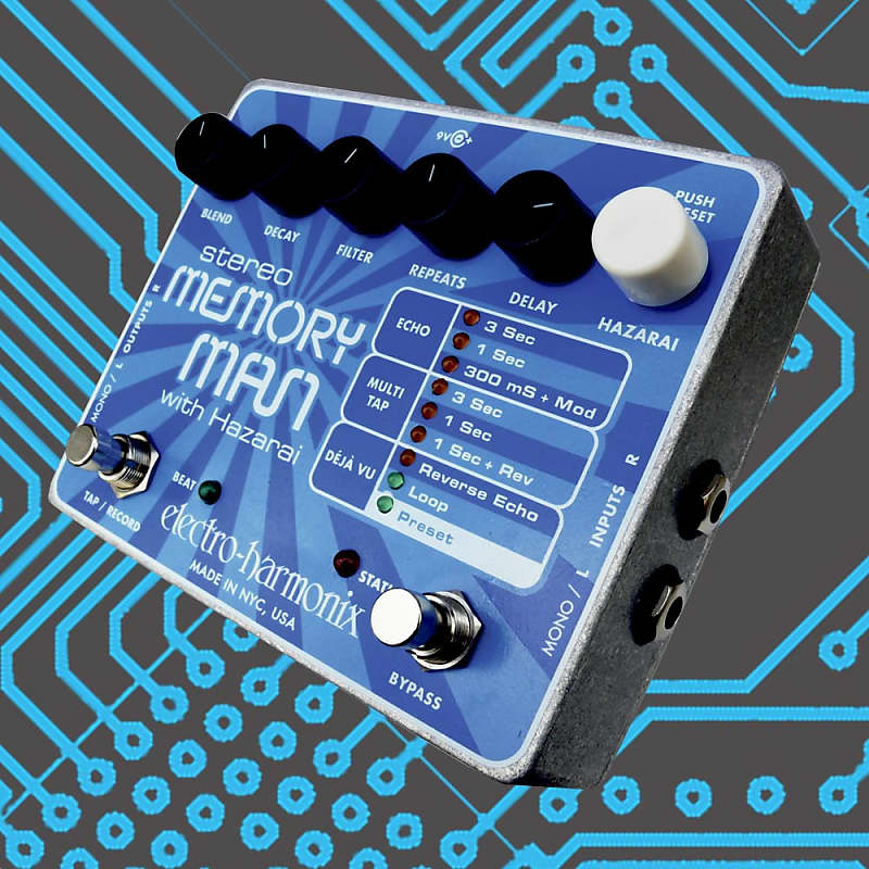 Electro-Harmonix Stereo Memory Man Hazarai