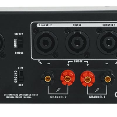 Gemini XGA-5000 5000 Watt Professional DJ/PA Live Sound Power Amplifier XGA5000 image 7
