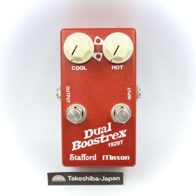 Maxon x Stafford 1929T Dual Boostrex Made in Japan Guitar Effect