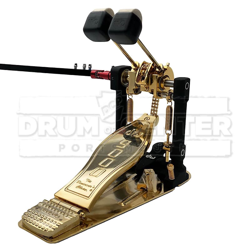 DW DWCP9002GD 9000 Series Double Bass Drum Pedal w/ Bag