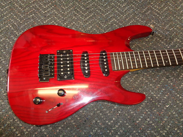 used Aria Pro II Magna Series MA-15 red electric guitar Made in