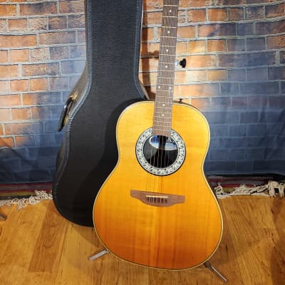 1974 Ovation Legend Model 1117-4 Acoustic Guitar - Natural Finish 