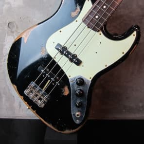 Fullertone Guitars Jay-Bee Bass Heavy Relic Black | Reverb