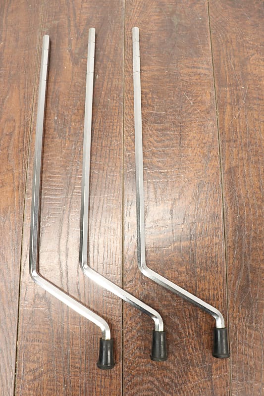 Rogers SwivoMatic Hex Floor Tom Drum Legs 3pk Vintage Reverb