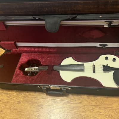 Fender FV-1 Electric Violin White Traditional for sale