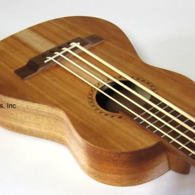 APC Professional Ukulele Bass Solid Koa Wood w/ Gig Bag image 4