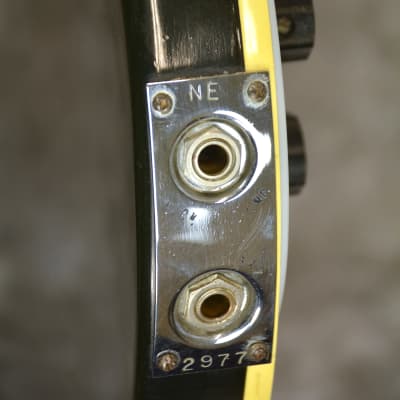 Rare Left Handed 1974 Rickenbacker 4001 Jetglo Bass in OHSC image 7