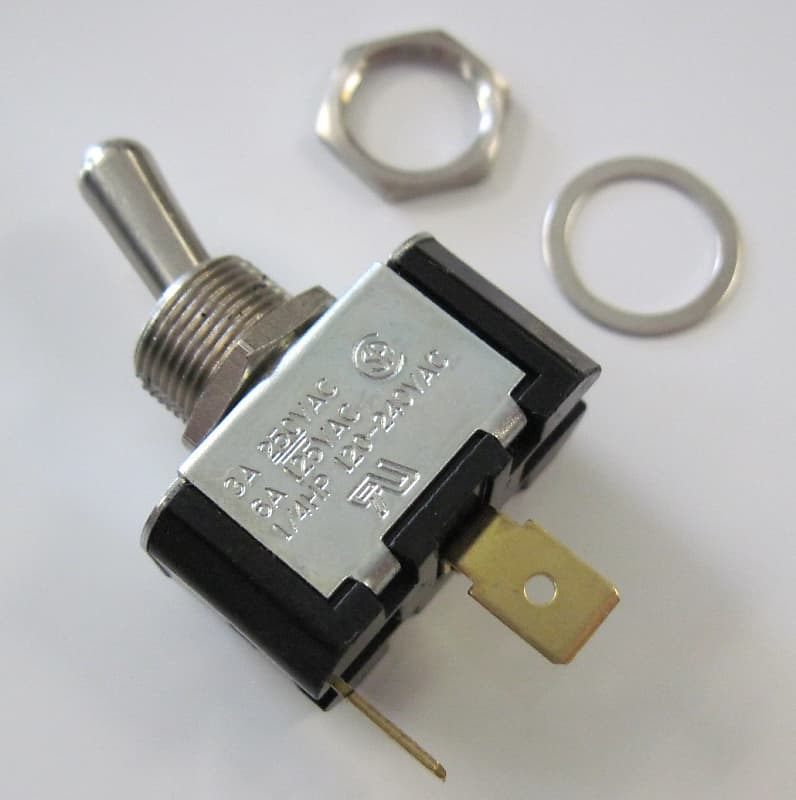 Fender Carling SPST Amplifier Standby Toggle Switch Reverb