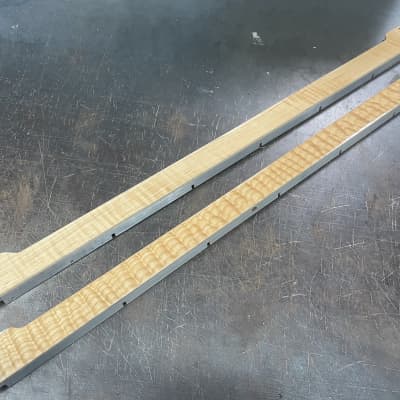 Carter Pedal Steel Guitar Apron Frames (Rails) VTG Maple / Aluminum image 1