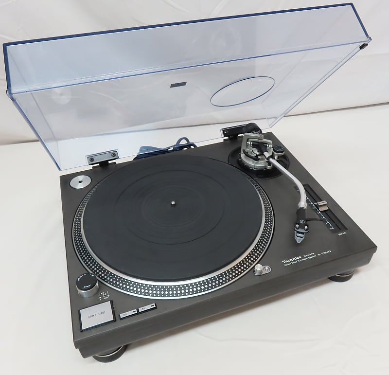 Technics SL-1210MK2 1210 Turntable w/ Dust Cover and Audio Technica AT-XP3 Cartridge image 1