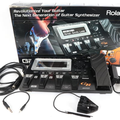 Roland GR-55 Electric Guitar Synthesizer Synth Processor and GK-2A Pickup