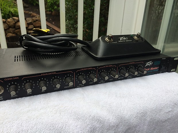 Rare Vintage Peavey Rockmaster Rack Mount Tube Guitar Preamp Rare Vintage Peavey Rockmaster Rack Mount Tube Guitar Preamp