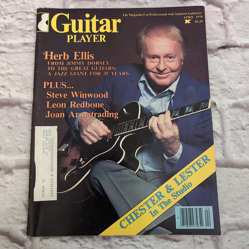 Guitar Player April 1978 Herb Ellis Vintage Guitar Magazine Reverb