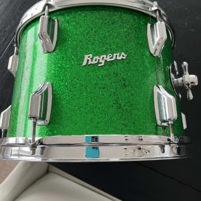 Rogers Dayton 13” Holiday Tom Late 60’s - Green Sparkle image 2