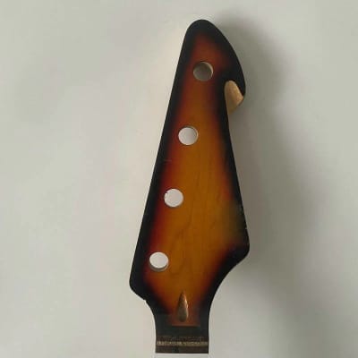 Tobacco Burst Headstock 4 String Bass Guitar Maple Neck, Rosewood Fingerboard image 2