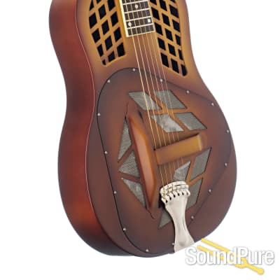 National Triolian Tricone Resonator Guitar #016 - Used image 4