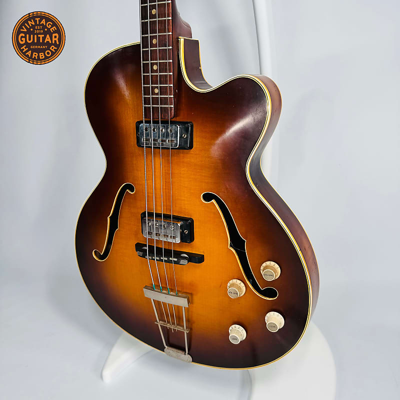 Hofner 500/5 President Bass 1960s - Sunburst | Reverb