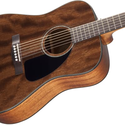 Fender CD-60S Solid Top Dreadnought Acoustic Guitar - All Mahogany Bundle with Hard Case, Tuner, Strap, Strings, Picks, and Austin Bazaar Instructional DVD image 5