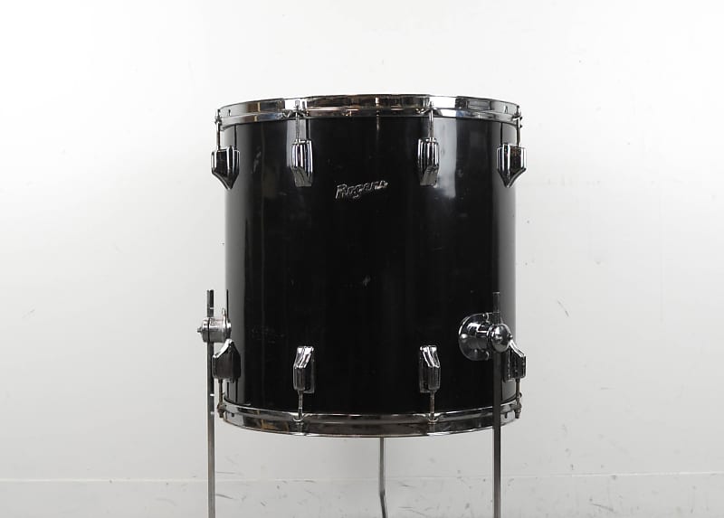 1970s Rogers 16x16 Jet Black Pearl Floor Tom Reverb