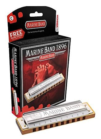 Hohner 1896BX Marine Band Harmonic Key of High G