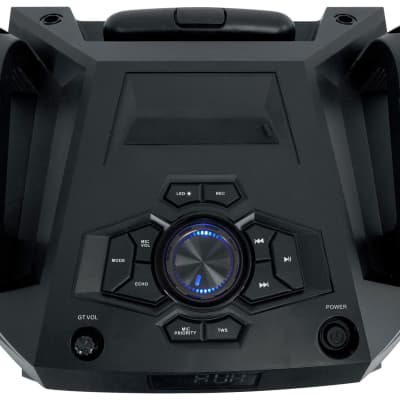 Rockville RockNGo 800 10" Portable Bluetooth Speaker w/LED+Wireless Microphones image 11