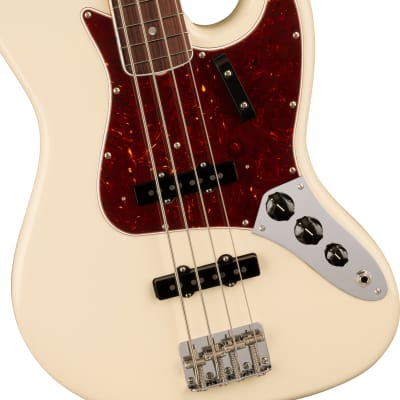 Fender American Vintage II 1966 Jazz Bass - Rosewood Fingerboard, Olympic White image 6