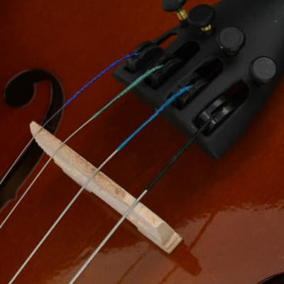 OEM 4/4 Natural Acoustic Violin Fiddle with Hard Case, Bow, Rosin Full Size for beginners 2023 - Wood image 2