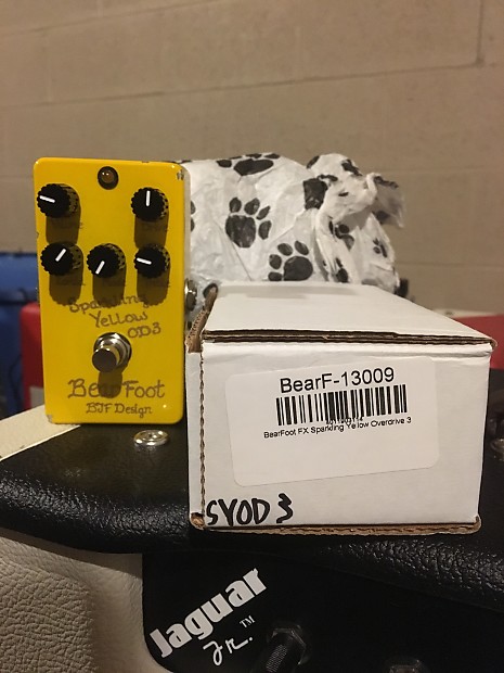 Bearfoot Fx Sparkling Yellow OD3 Demo by Lance Seymour - YouTube