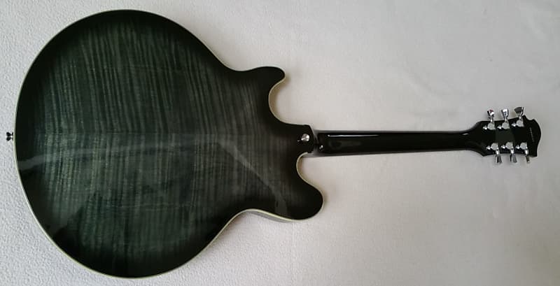 (FERNANDES)セミアコ　ES-335 type Fernandes Lexington Limited, ES-335 Style, See-thru black